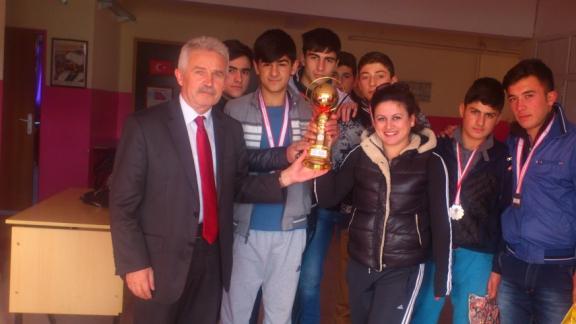 Sulusaray Anadolu Lisesi Güreş Takımımız Tokat İl Birincisi